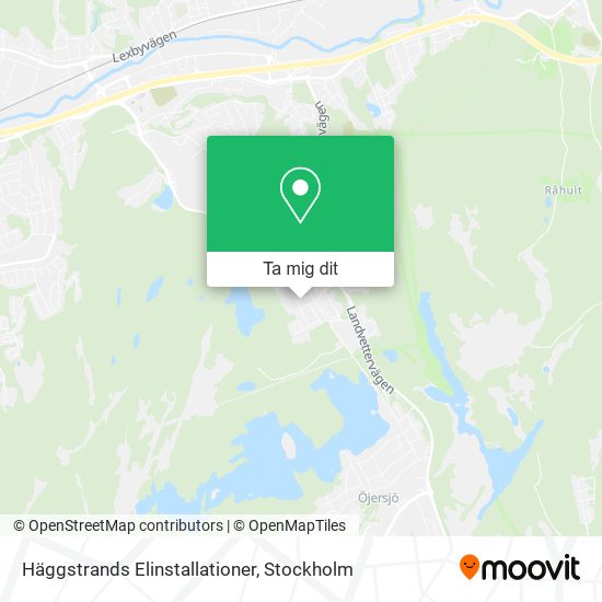 Häggstrands Elinstallationer karta