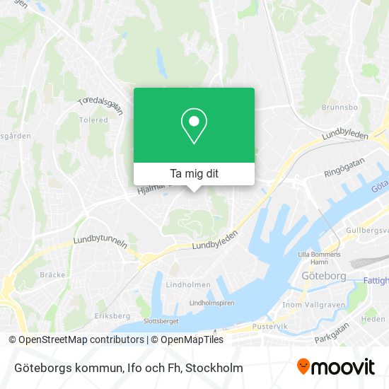 Göteborgs kommun, Ifo och Fh karta