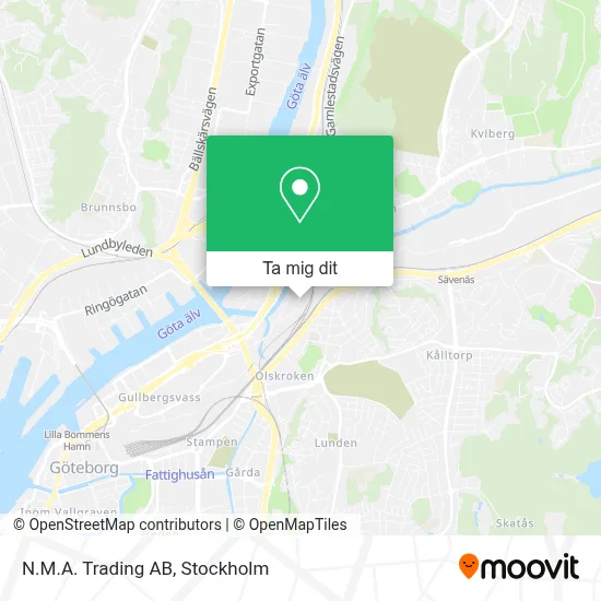 N.M.A. Trading AB karta