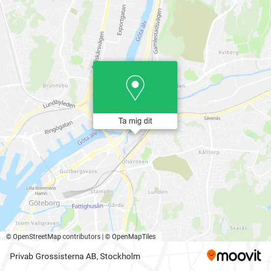 Privab Grossisterna AB karta