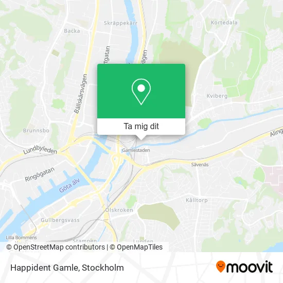 Happident Gamle karta