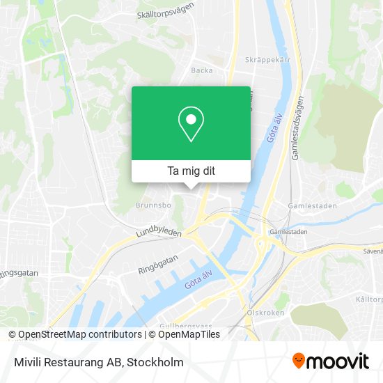 Mivili Restaurang AB karta