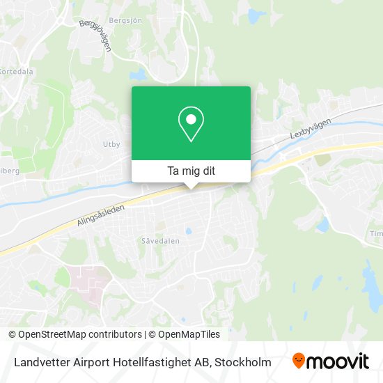 Landvetter Airport Hotellfastighet AB karta