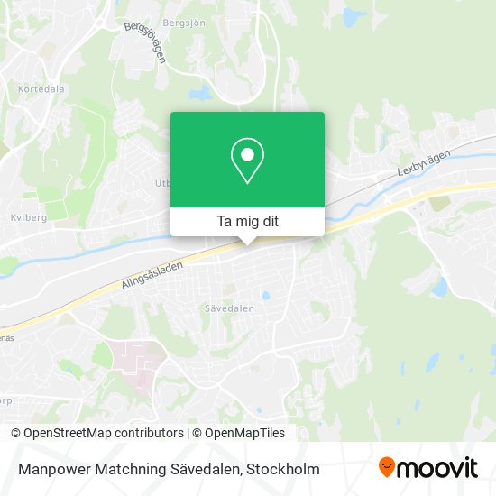 Manpower Matchning Sävedalen karta