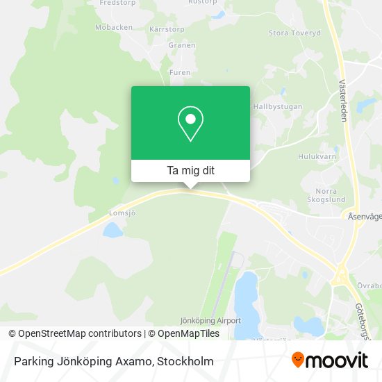 Parking Jönköping Axamo karta