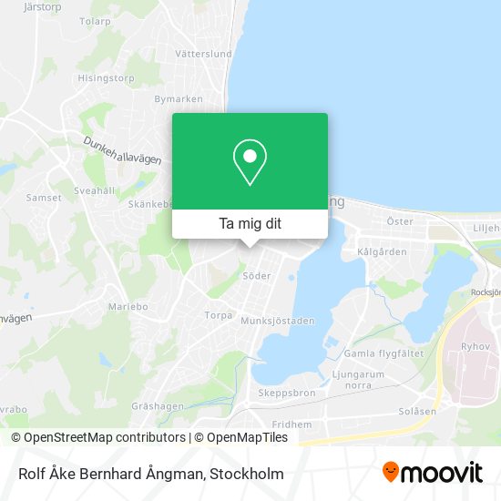 Rolf Åke Bernhard Ångman karta