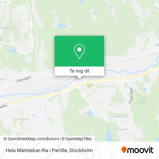 Hela Människan Ria i Partille karta