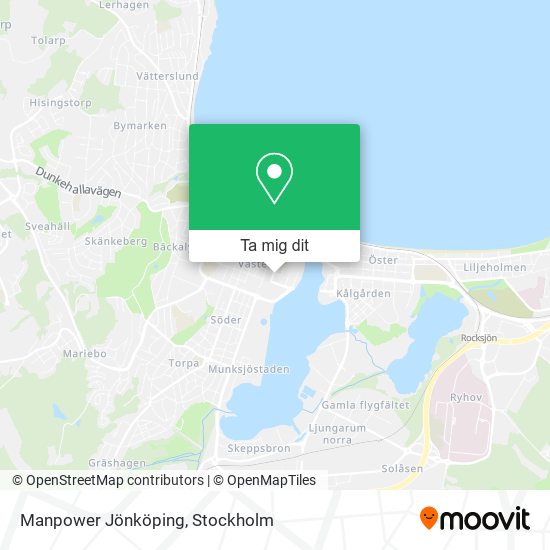 Manpower Jönköping karta