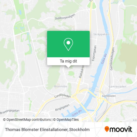 Thomas Blomster Elinstallationer karta