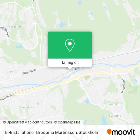 El-Installationer Bröderna Martinsson karta