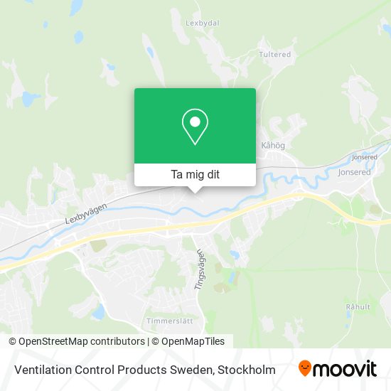 Ventilation Control Products Sweden karta