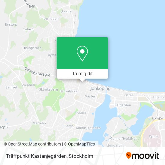 Träffpunkt Kastanjegården karta