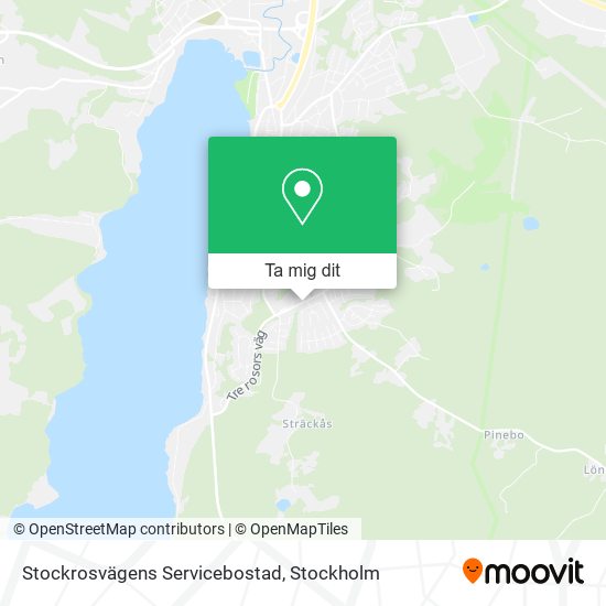 Stockrosvägens Servicebostad karta