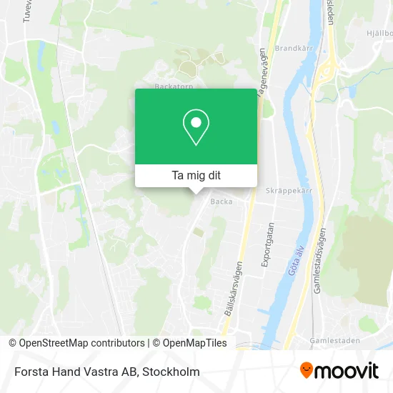 Forsta Hand Vastra AB karta