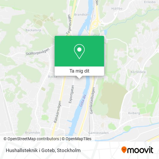 Hushallsteknik i Goteb karta