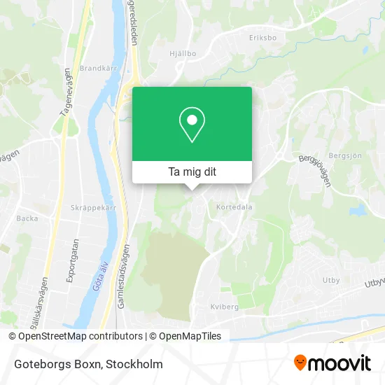 Goteborgs Boxn karta