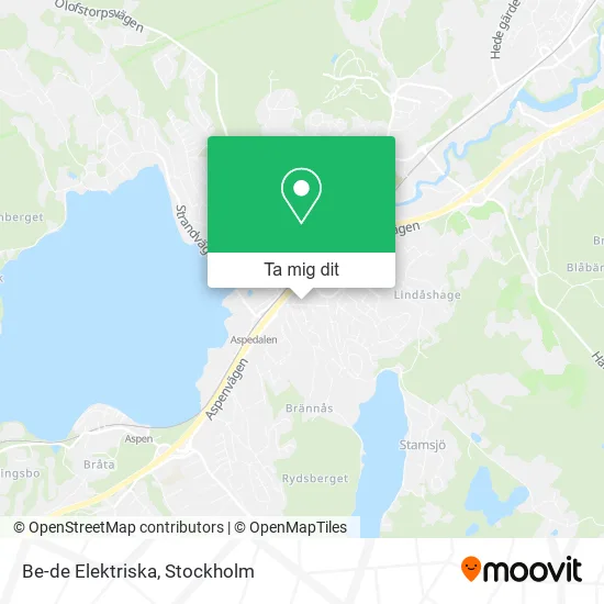 Be-de Elektriska karta