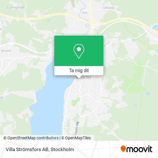 Villa Strömsfors AB karta