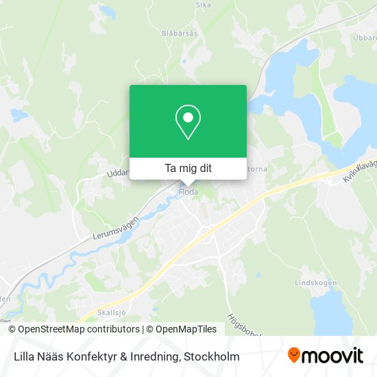 Lilla Nääs Konfektyr & Inredning karta