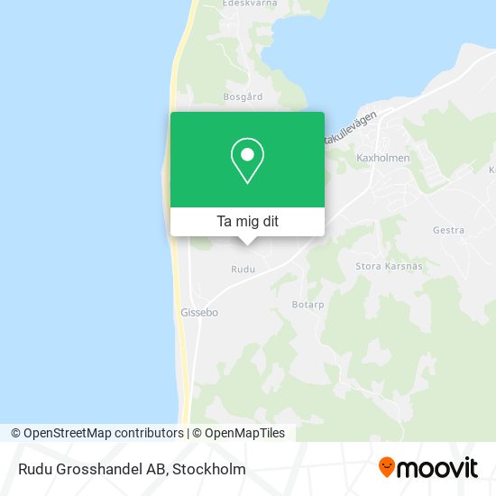 Rudu Grosshandel AB karta
