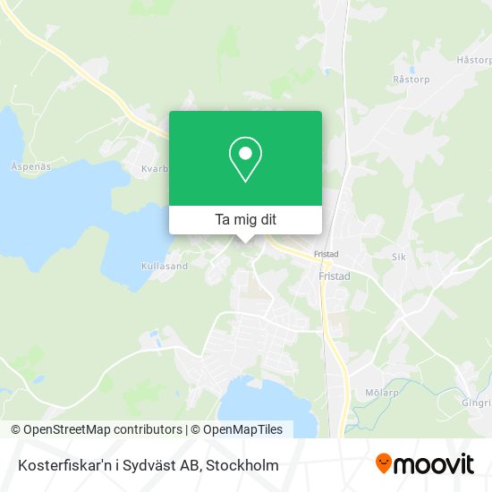 Kosterfiskar'n i Sydväst AB karta