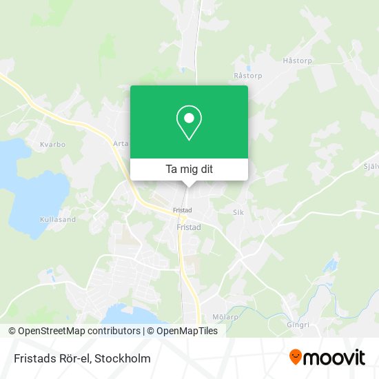 Fristads Rör-el karta