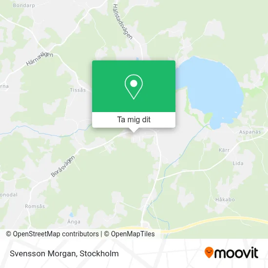 Svensson Morgan karta