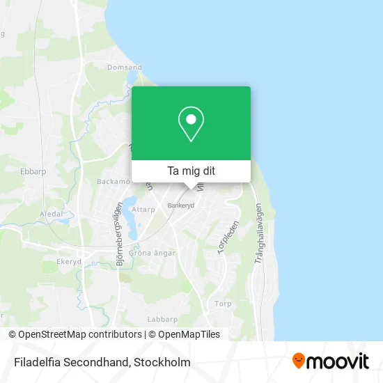 Filadelfia Secondhand karta