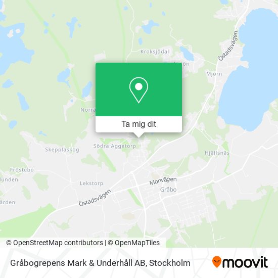 Gråbogrepens Mark & Underhåll AB karta