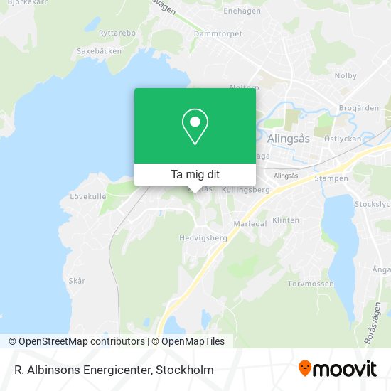 R. Albinsons Energicenter karta