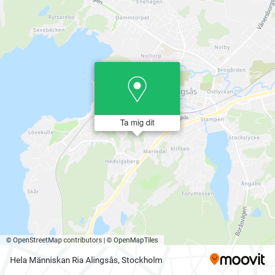 Hela Människan Ria Alingsås karta