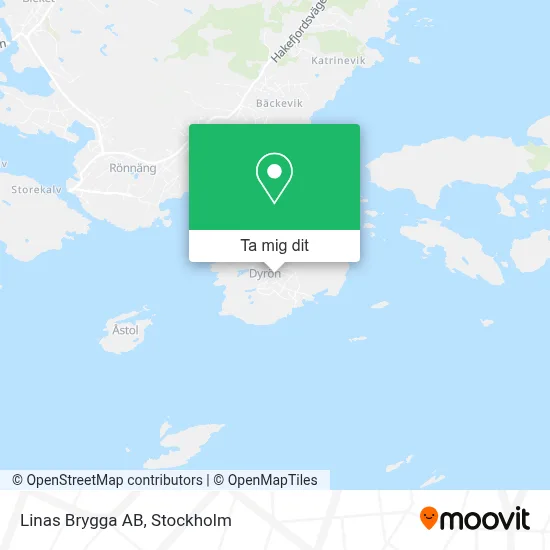 Linas Brygga AB karta