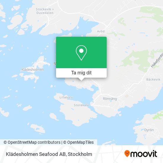 Klädesholmen Seafood AB karta