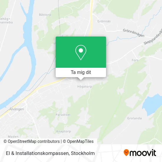 El & Installationskompassen karta