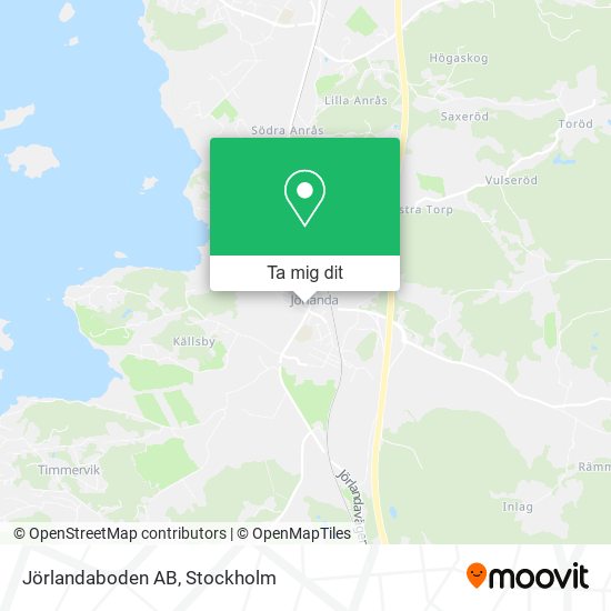 Jörlandaboden AB karta