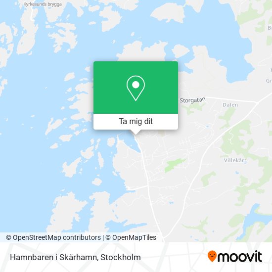 Hamnbaren i Skärhamn karta