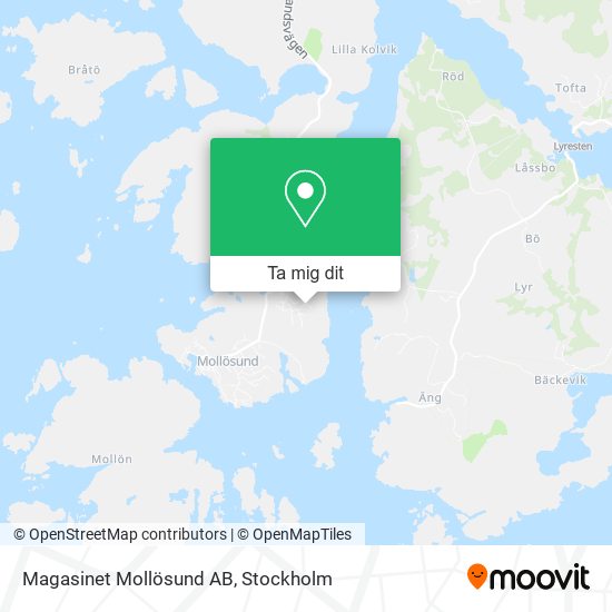 Magasinet Mollösund AB karta