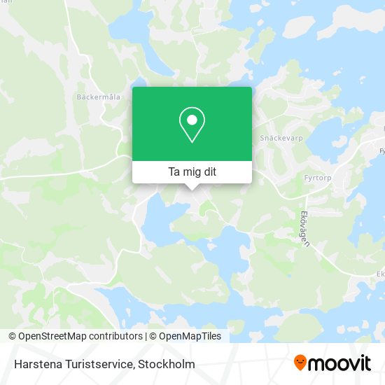 Harstena Turistservice karta