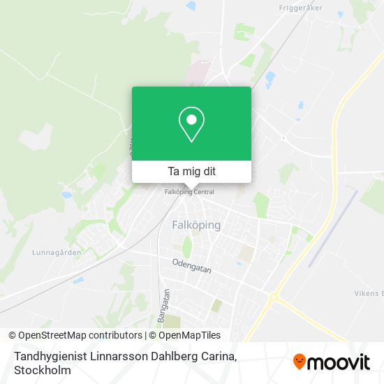 Tandhygienist Linnarsson Dahlberg Carina karta