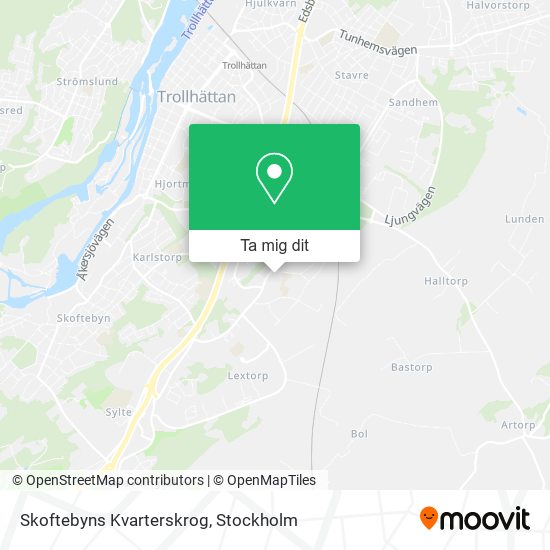 Skoftebyns Kvarterskrog karta