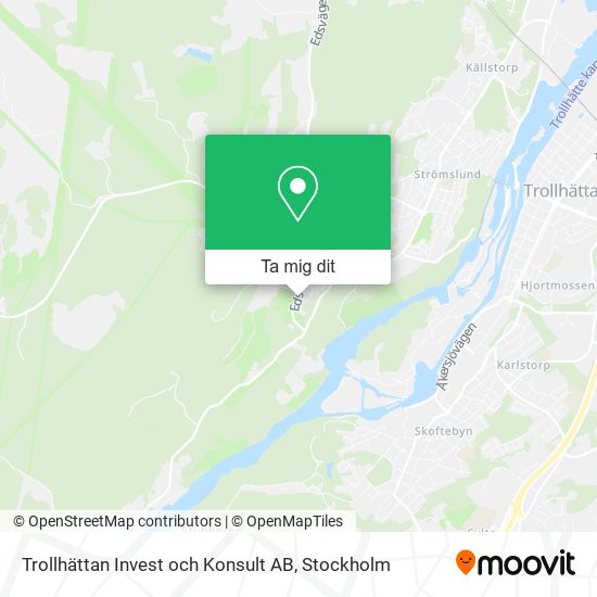 Trollhättan Invest och Konsult AB karta