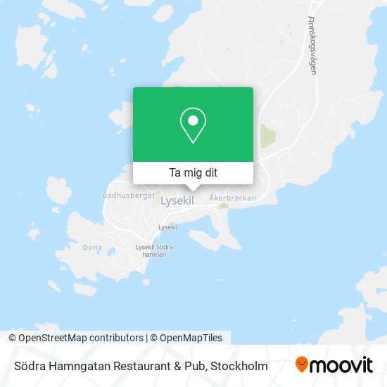 Södra Hamngatan Restaurant & Pub karta