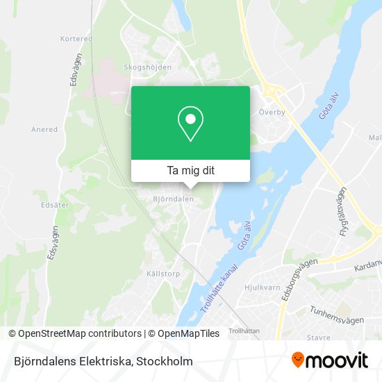 Björndalens Elektriska karta