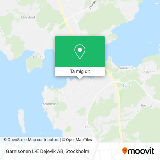 Garnisonen L-E Dejevik AB karta