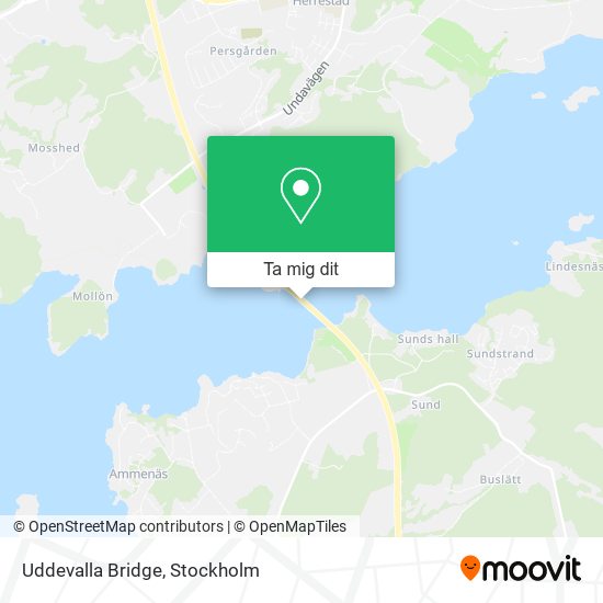 Uddevalla Bridge karta