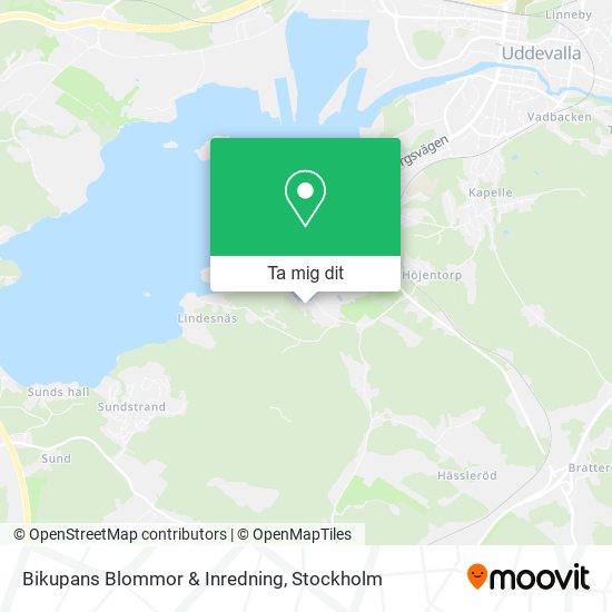 Bikupans Blommor & Inredning karta
