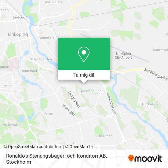 Ronaldo's Stenungsbageri och Konditori AB karta