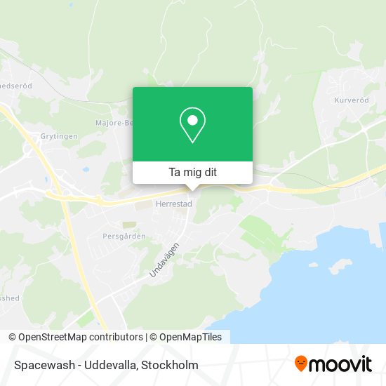 Spacewash - Uddevalla karta