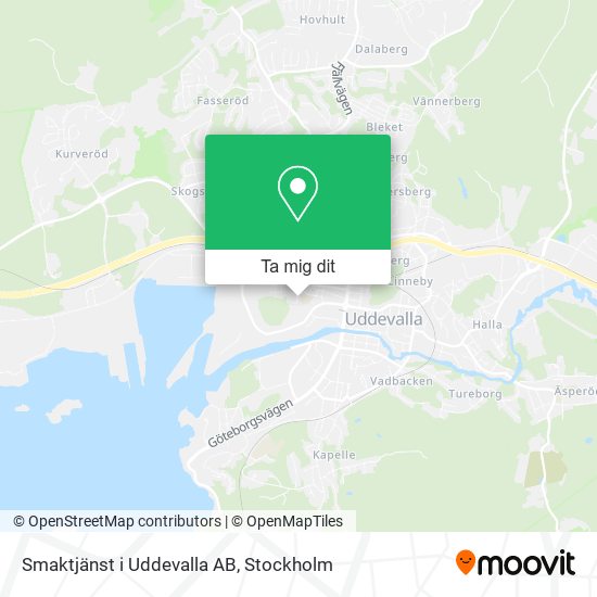 Smaktjänst i Uddevalla AB karta