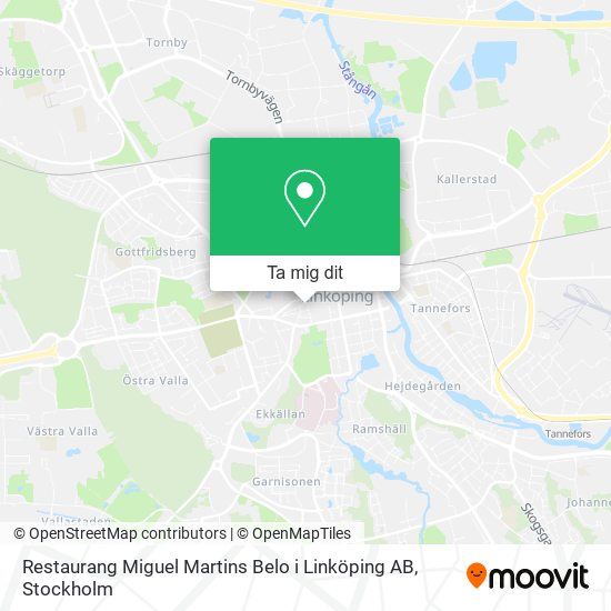 Restaurang Miguel Martins Belo i Linköping AB karta